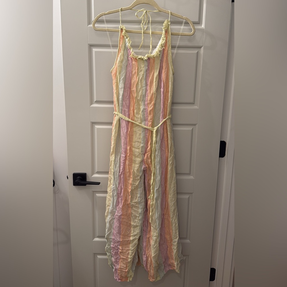 Sundress Sophie Jumpsuit in Marbella Mix Pastel - Picture 4 of 8
